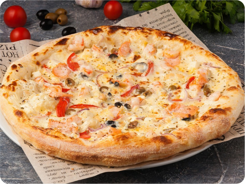 Пицца "Морская" Пицца "Морская"