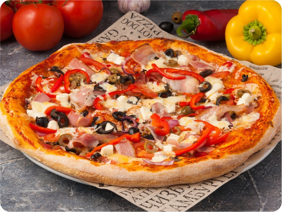 Пицца "Греческая" Пицца "Греческая"