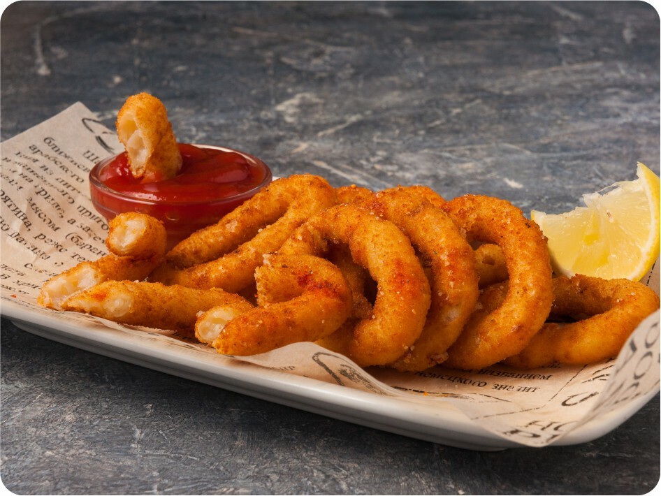 Луковые кольца 10шт (150г) Луковые кольца 10шт (150г)